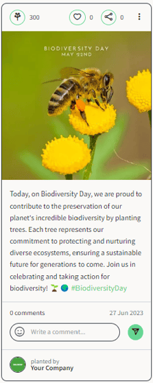 Trees planted Biodiversity Day 2