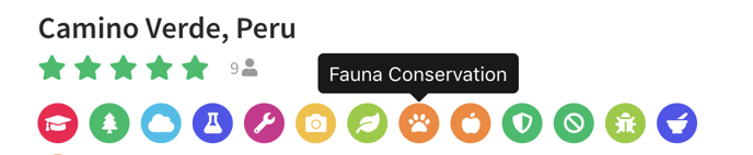 Fauna Konservation Schlüsselelement eines Projekts